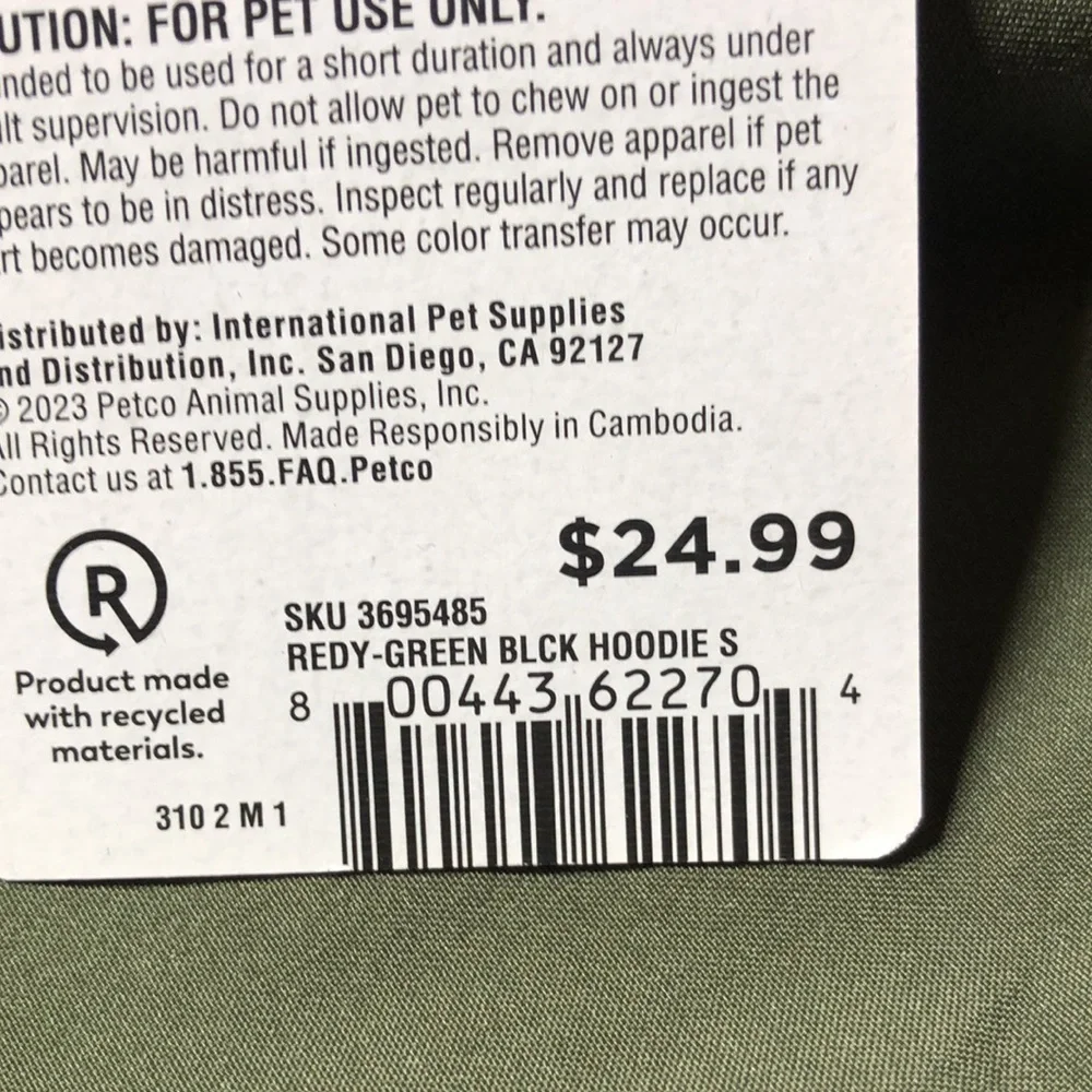 NWT Reddy colorblock hoodie S